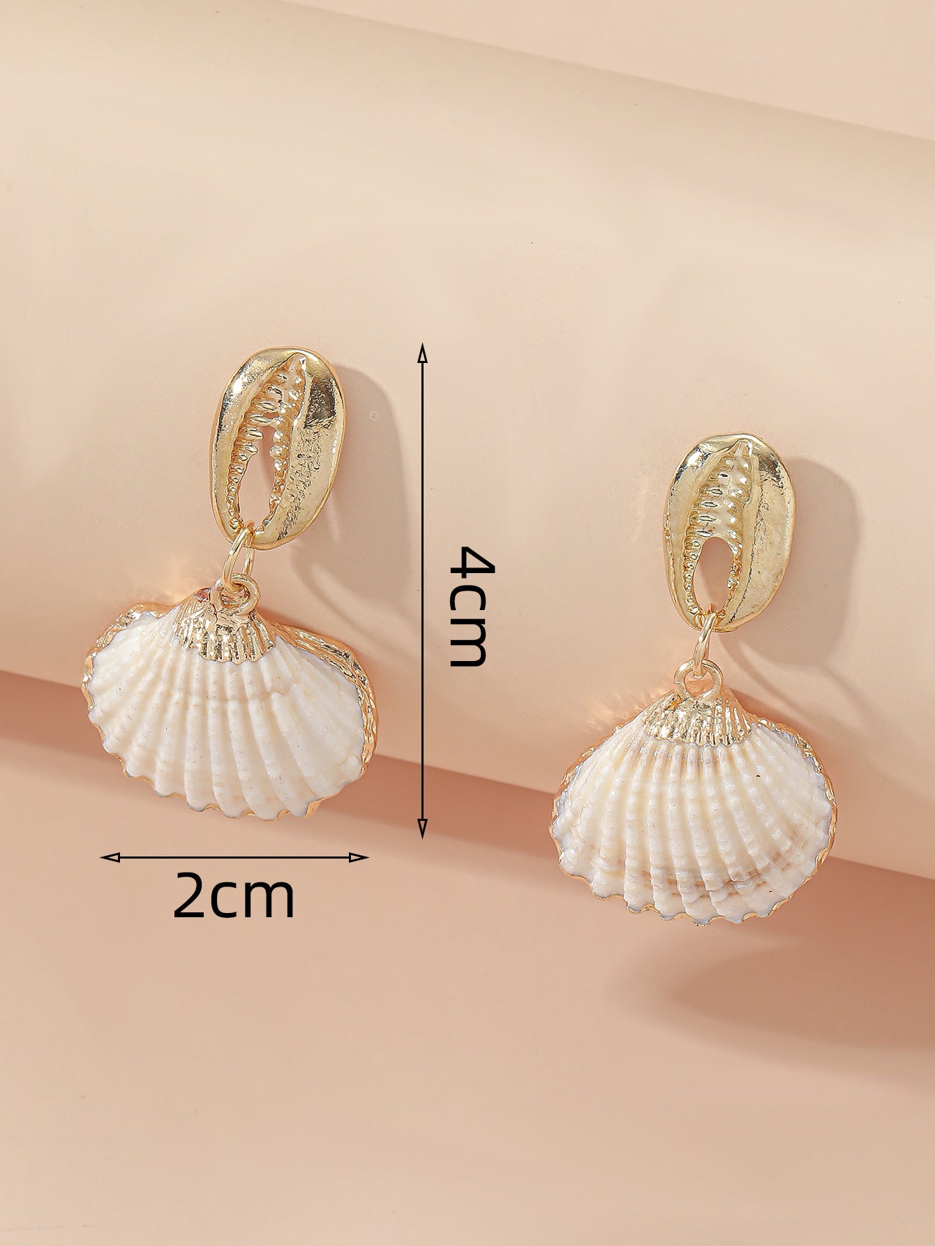 Shell Drop Beach Earrings