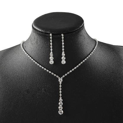 Canna Diamond AD Necklace Set