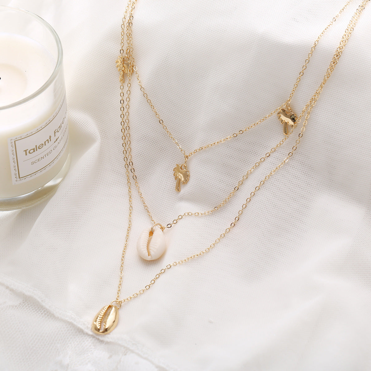 Coconut Shell Multi-layer Ocean Necklace