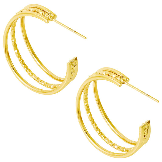 Diora Twine Hoops