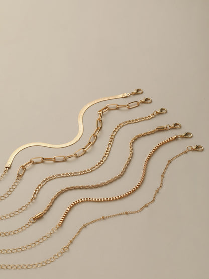 Link Me Later Chain Bracelet Set