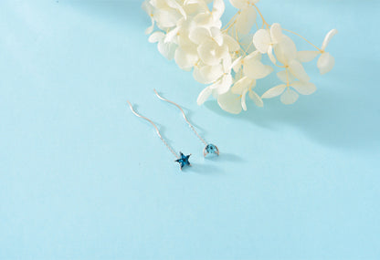 Blue Celestial 925 Sterling Silver Earrings