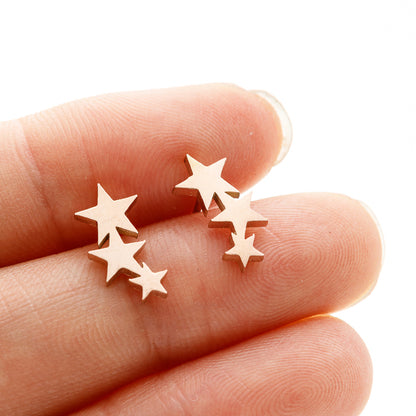 Twinkle Trio Stud Earrings