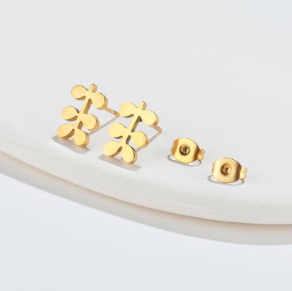 Everleaf Stud Earrings