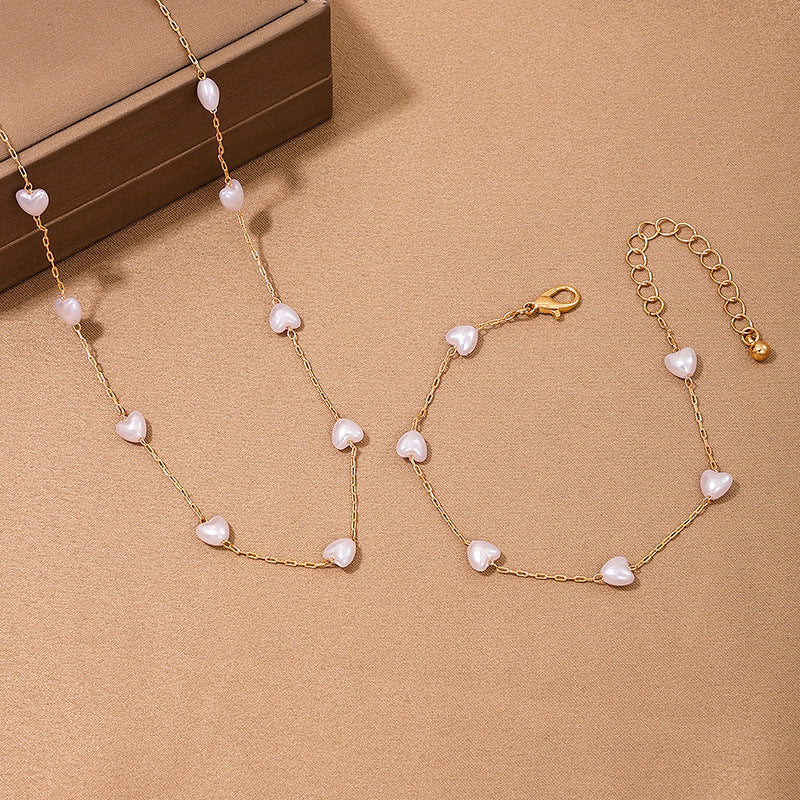 Aria Heart Necklace Set