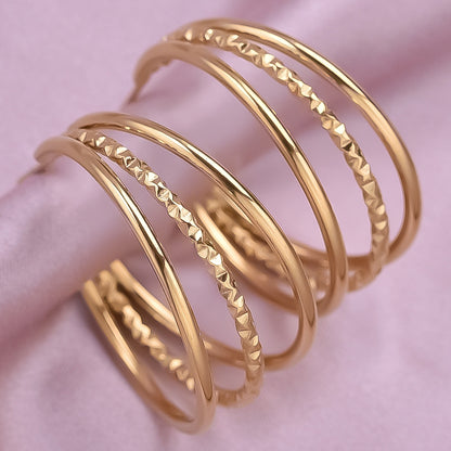 Diora Twine Hoops
