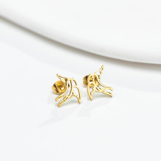 Dove Kiss Stud Earrings