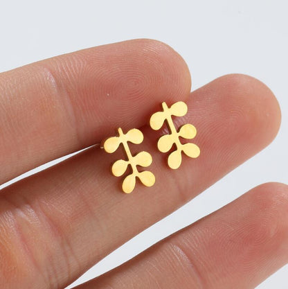 Everleaf Stud Earrings