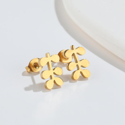 Everleaf Stud Earrings