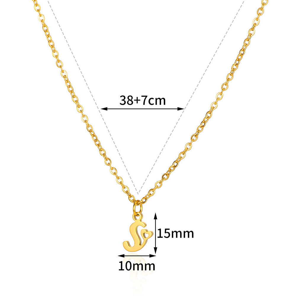 Initial Statement Necklace