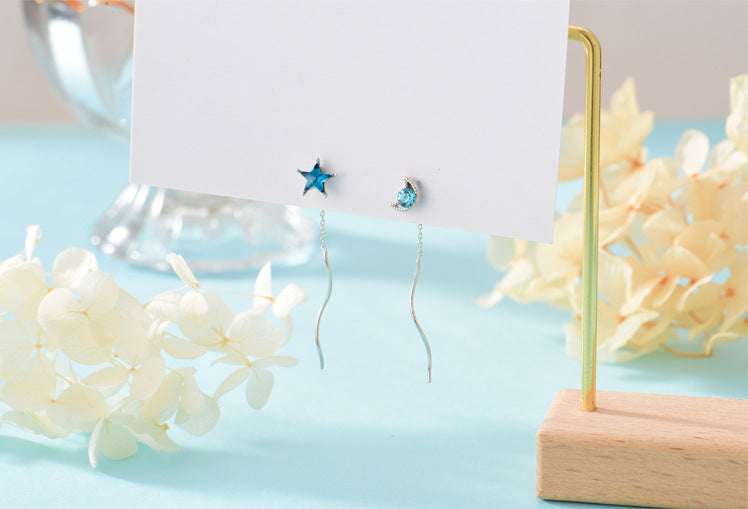 Blue Celestial 925 Sterling Silver Earrings