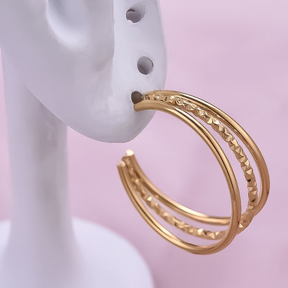 Diora Twine Hoops