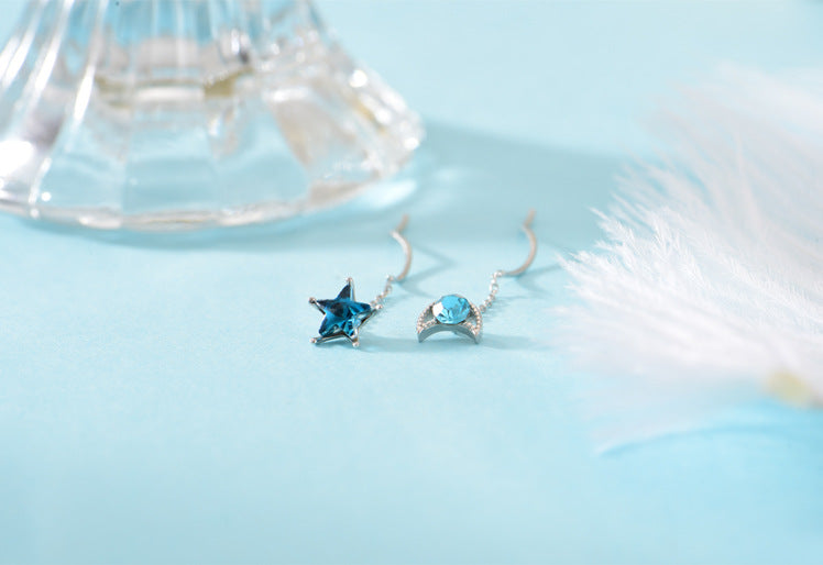 Blue Celestial 925 Sterling Silver Earrings