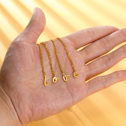 Initial Statement Necklace