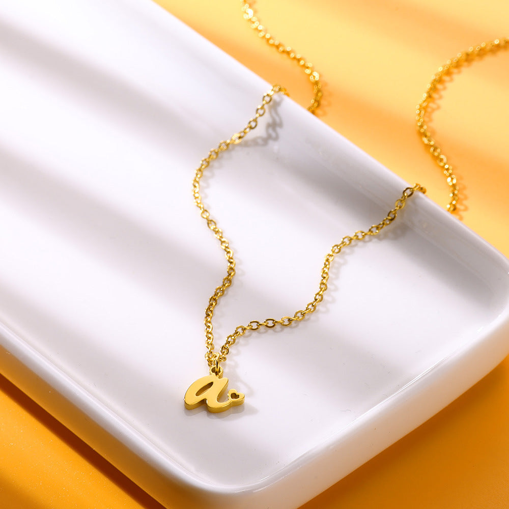 Initial Statement Necklace