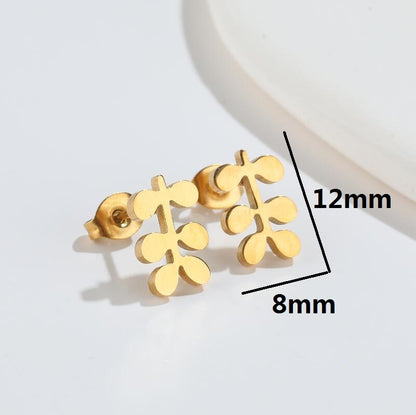 Everleaf Stud Earrings
