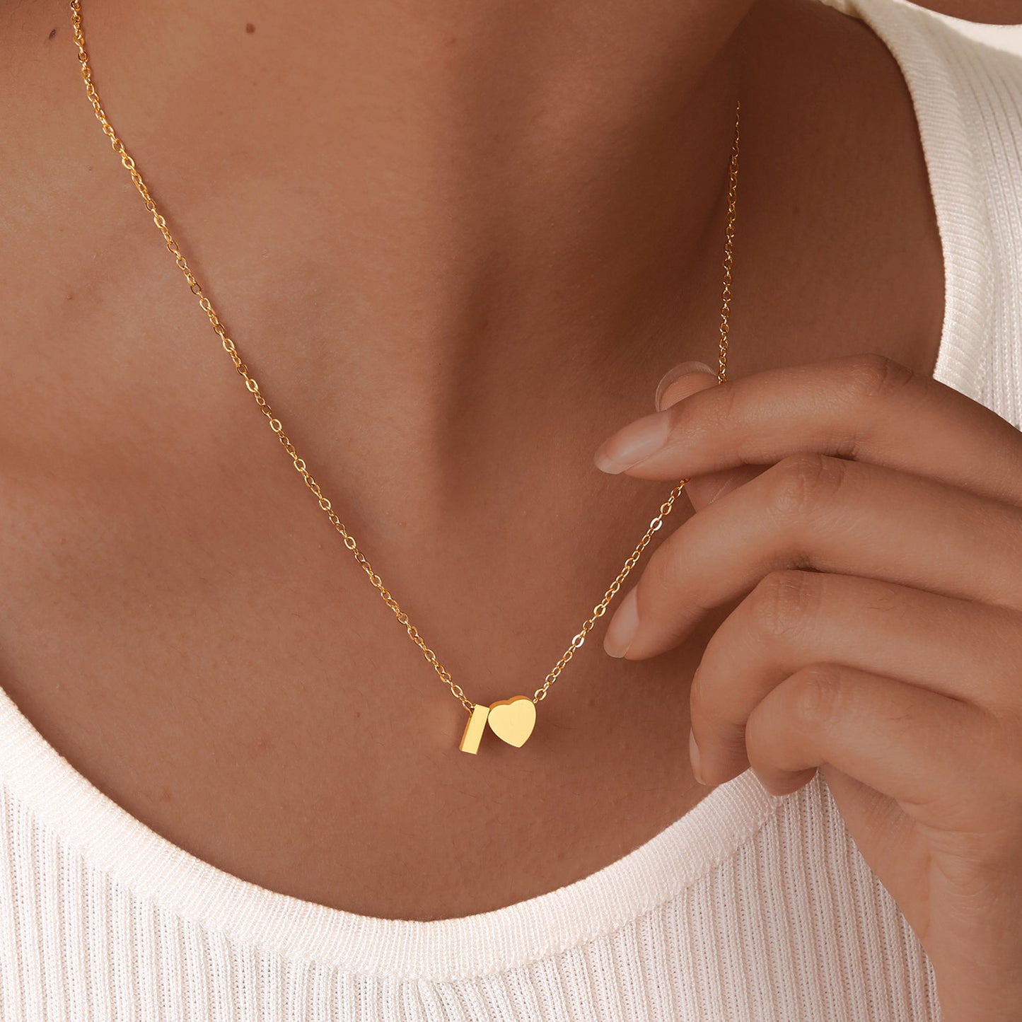 Heart's Story A-Z Necklace