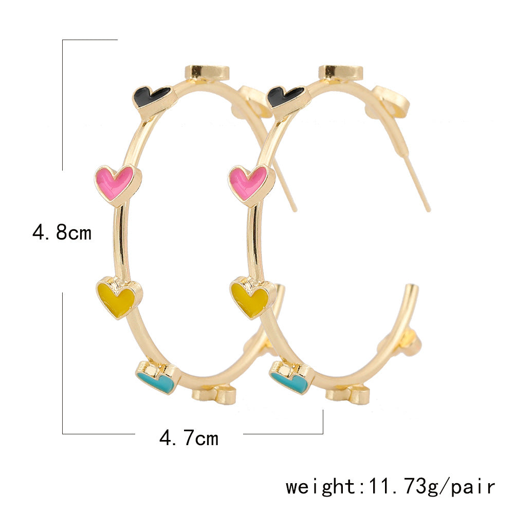 Heart & Soul Hoops Earrings