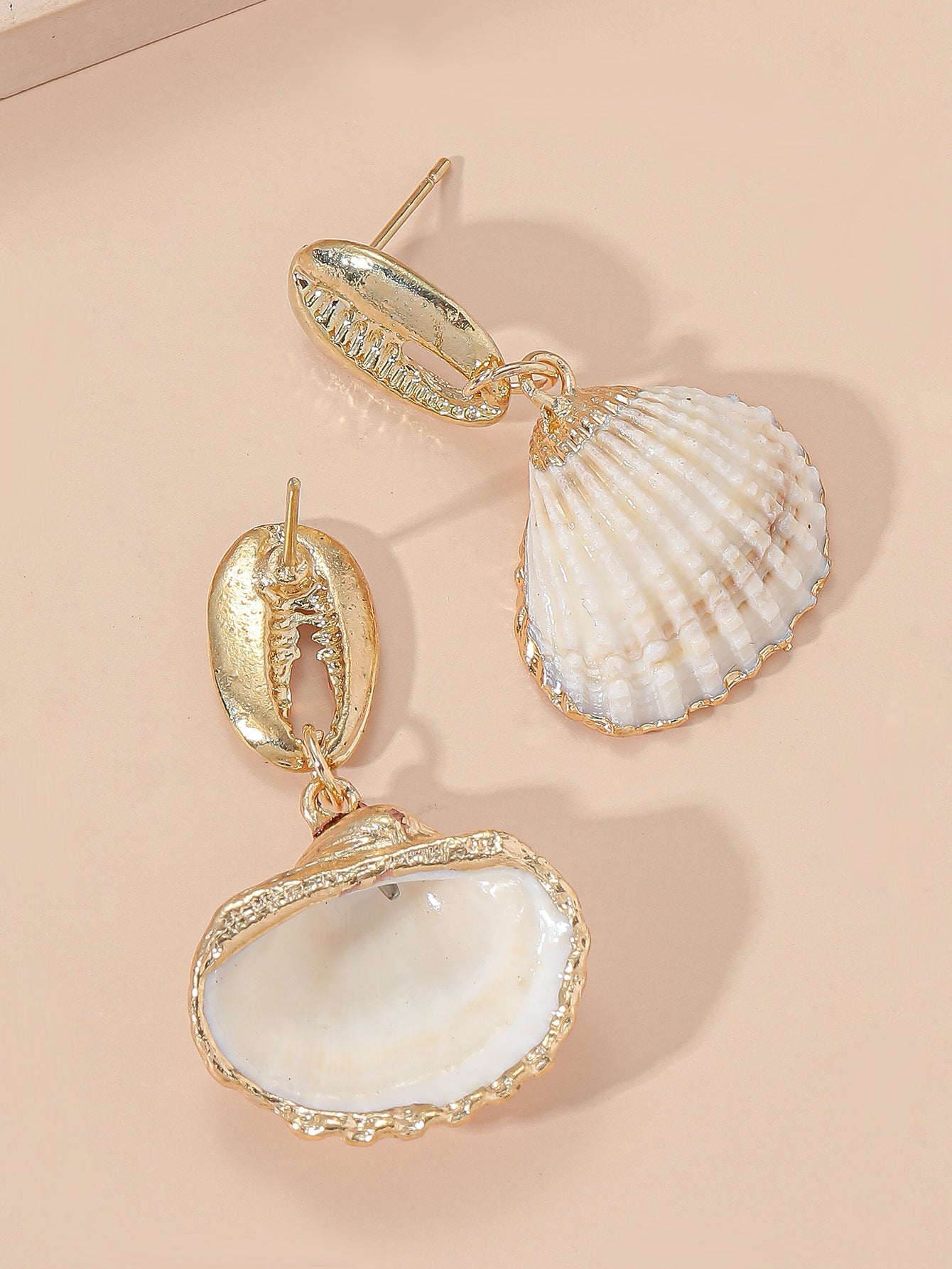 Shell Drop Beach Earrings