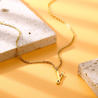 Initial Statement Necklace