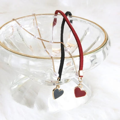 Pearl Heart Choker Neckpiece