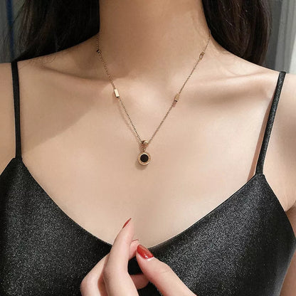 Black Timeless Locket Pendant