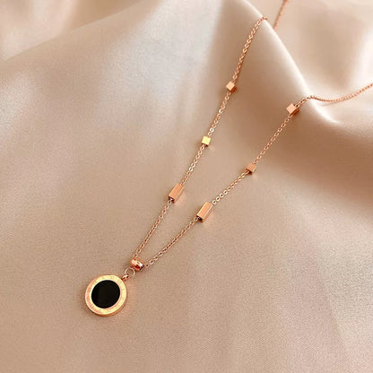 Black Timeless Locket Pendant