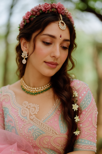 Glistening Gold Earrings