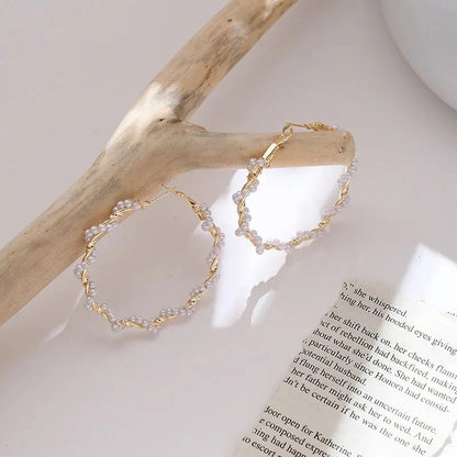 Pearlie Twirlies Hoop Earrings