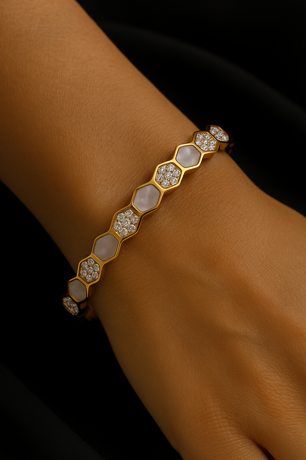 Hulio 18K Anti-Tarnish Bangle Kada Bracelet