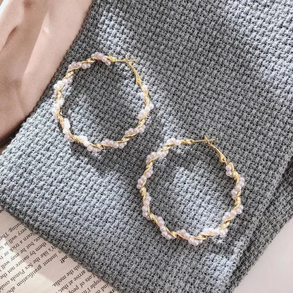Pearlie Twirlies Hoop Earrings